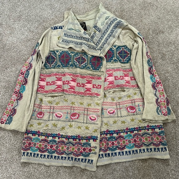 Johnny Was Duster Cardigan - Picture 2 of 9